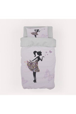 MNZ-Butterfly Princess Girl قطن غطاء غطاء الملفوفة مجموعة Mktnt-018 MKTNT-018 - MEKTA HOME