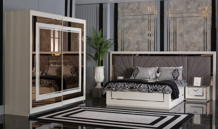 غرفة نوم MNZ-Büyükyalı مع صندوق تخزين - Cadde Yıldız