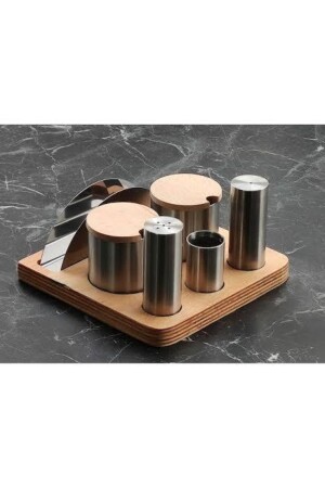 مطعم مقهى MNZ-Cafe مطعم وجبة الطعام صلصة شاكر الفلفل شاكر العصائر شاكر الحلويات صلصة أسنان حامل ناب - Kısmetim çeyiz