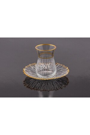MNZ-Camger Daisy Tea Glass Set كامجر98 - Aymin Kristal