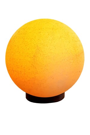 مصباح الملح الصخري من MNZ-Çankırı Globe Model Rock Salt Lamp حوالي 4 كجم من الملح الأبيض. مصباح الملح - Zencefil Organik