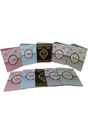 MNZ-Çantaboy ياسين-ي شريف 10 قطعة خاصة مجموعة 80 صفحة مزيج اللون - Haktan Yayın Dağıtım