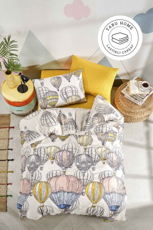 MNZ-Cappadocia بالون ورقة كريم مرنة مجموعة غطاء الواحد - Tabu Home