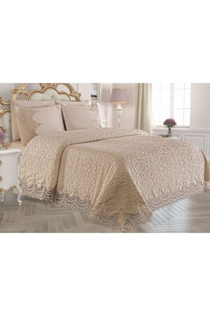 MNZ-Cappuccino فرنسية سقف الرفقة مجموعة 6 قطعة فاخرة فرنسية سقف الرفقة مجموعة SiBella-İSTbattaniye - Çalışkan Çeyiz Evi