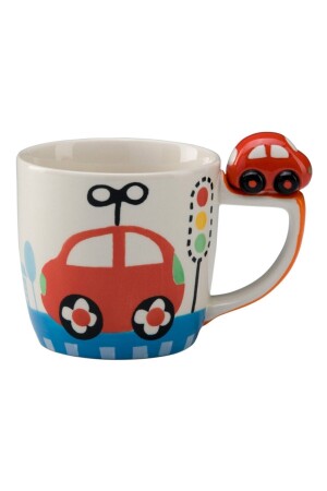 MNZ-Car Ceramic Kids Mug 280cc PM569544 - Paşabahçe