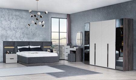 غرفة نوم مخزن MNZ-Cardea - مع غطاء مرئي - Cadde Yıldız