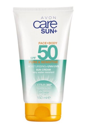MNZ-Care Sun Sun Cream Spf50 للوجوه والجسم 150 مليل SUN00122 - Avon