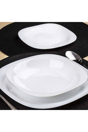 MNZ-Carine مضخم 12 قطعة عشاء مجموعة AB30602 - Luminarc