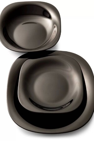 MNZ-Carine 24 قطعة أدوات العشاء السوداء مجموعة SET-0011 2016ST023123228554196 - Luminarc