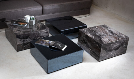 طاولة قهوة من سمج ماربور MNZ-Carlino - Cadde Yıldız