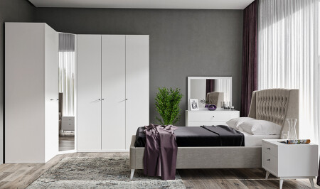 غرفة نوم MNZ-Carmine كبيرة في الزاوية المتوسطة - Cadde Yıldız