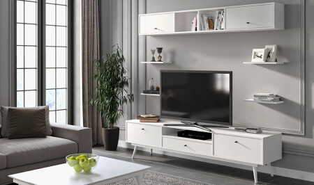 وحدة التلفزيون البيضاء من MNZ-Carmine - Cadde Yıldız