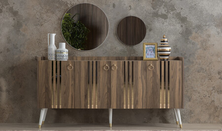 مُتَشَدّد (MNZ-Carnival Walnut Console) - Cadde Yıldız