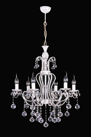 MNZ-Carpe Diem 6 Arm Chandelier Patina بي بي سي 0714-70-06 - Avize çarşısı