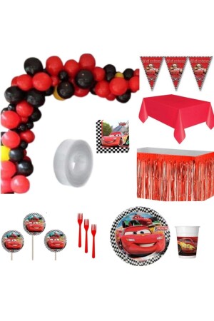 سيارات MNZ-Cars سيارات البرق ماكوين فاخرة جاهزة إمدادات حفلة عيد ميلاد مجموعة 8 أشخاص سيارات308 - CAVAŞ sun hat