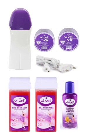 MNZ-Cartridge Roll-on حساسة مسحوق الجلد آلة شاشة 2 قطع من 10 م م من غشاء الشمع تنظيف زيت شاشة مجموعة - Vi Vet