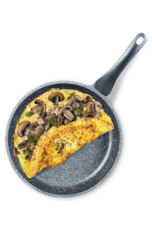 MNZ-Cast Granite Pan 24 سم رماد THTV24G - ThermoAD