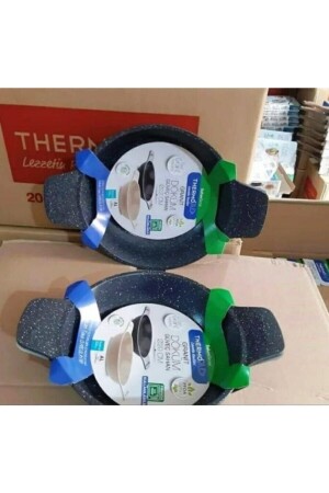 MNZ-Cast Granite Pan Set من 2 MYTHERSHN2LİGRİ - ThermoAD