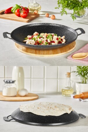 MNZ-Cast Iron Roaster Pancake Pan TYC00206011089 - Amboss