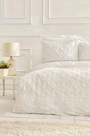 MNZ-Castello 100% القطن مزدوج Punto غطاء غطاء المطبخ الأبيض 200 22. 01. 0113 - Karaca Home