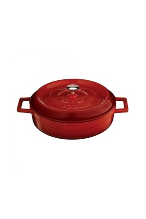 MNZ-Casting Pot Multi-Purpose Flat Trendy Diameter ((ø)24 أحمر 5018seri 2016ST02122852 - Lava