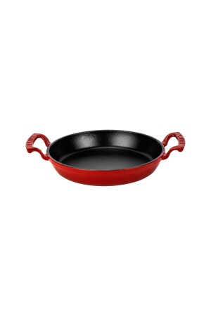 MNZ-Casting Round Bowl Cast Iron Solid مع قطر مزدوج الملاعب (Ø) 20 سم. - Lava