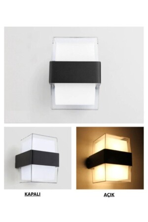 MNZ-Cata Prizma Bora Led Sconce 10w ضوء النهار 3200k CT-7047 داخلي وخارج - SeKaTech