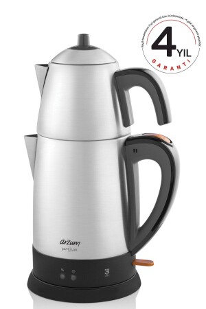 MNZ-Çaycı Lux AR3051 آلة الشاي 1800 W فولاذ فولاذ - Arzum