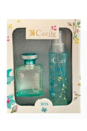 MNZ-Cecıle Iris Eau De Toilette 100 مل + Cecıle Iris B. Mist للمرأة 150 مل مجموعة - Cecile