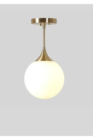 قمرة منقوشة MNZ-Ceiling Akile Single Antique Coated (WHITE GLACE) AKİLE-TKL-ESK-01 - BSA LIGHTING