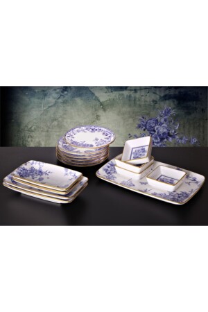 MNZ-ceramic 15 قطعة إعداد الإفطار في وقت الربيع نموذج KZ4187-4 - Keskinbıçak