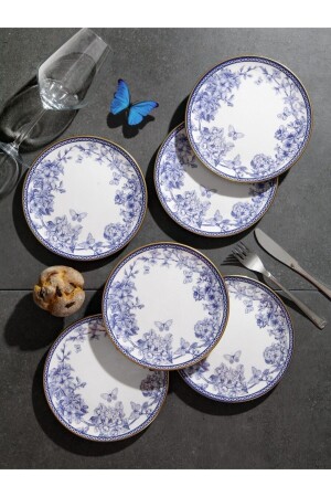 MNZ-ceramic 6-piece كعك لوحة الربيع نمط G4184 - Laviss