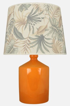 MNZ-Ceramic Cube Vase Lampshade خردل - مونستيرا قديسكوفاردال - Qdec