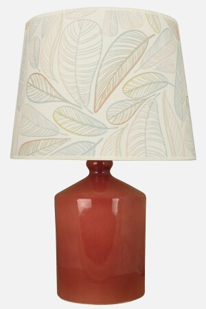 MNZ-Ceramic Cube Vase Lampshade براون أحمر - ويكتورفير qdeckupkred - Qdec