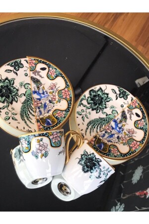 مجموعة القهوة من سلسلة MNZ-Ceremony 2 قطع TH230 - Fincan Dünyası