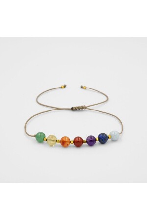 MNZ-Chakra-aquamarine-carnelian Agate-green Aventurine-lapis-citrine-amethyst-red Agate حجر طبيعي - Osmanli Doğal Taş