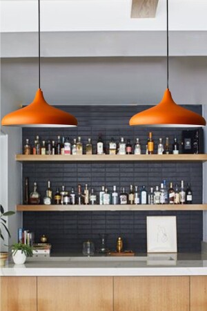 بطل MNZ-Champion نارنجي شمعة مضاعفة شمعة معلق غرفة المعيشة المطبخ طاولة الطعام مدخل المطعم شمعات BMM7066XXXX08 - Bamyum