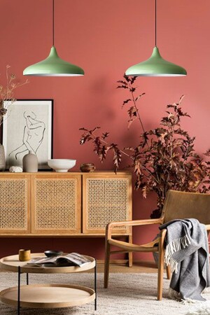 MNZ-Champion Mint خضراء شمعة مضاعفة ضوء اللوم المتحف المطبخ طاولة الطعام مدخل الكافي مطعم BMM7066XXXX98 - Bamyum