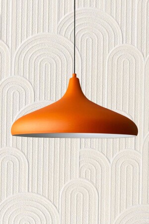 MNZ-Champion Orange Single Chandelier Pendant Lamp غرفة المعيشة المطبخ المكتب الكافي المقهى المزروع مصباح الإضاءة الشموع - Bamyum