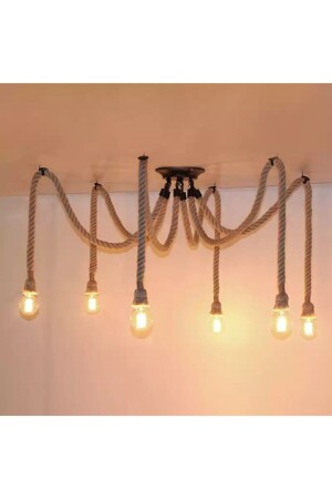 MNZ-Chandelier رأس أوكتوبوس سبرين 6 قطعة MD745654 - Modalight