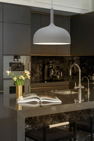 مصباح القرص المفتاح من قِبل (MNZ-Chandelier Pendant Lamp) - الشمالي - الأساسي الرمادي - NOONLUX DESIGN&LIGHTING