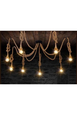 MNZ-Chandelier Rope Octopus Spider 8 Piece Chandelier md1281 - Modalight