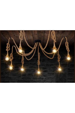 MNZ-Chandelier Rope Spider Octopus تصميم أصلي الشنابل 8 Li MOD 56453 - DESİNGSTORE