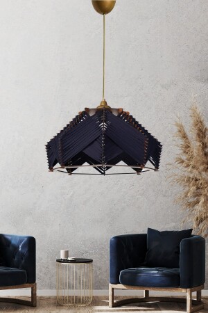 MNZ-Chaos مصباح معلق يدوي شمعة البحرية الزرقاء SH198 - hmydesign