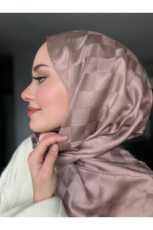 نمط MNZ-Checker موشا القطن جاكارد شال - Mis İpek