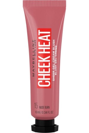 (MNZ-Cheek Heat Liquid Blush) - 15 حرق عارية - Maybelline New York