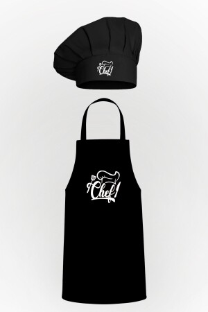 MNZ-Chef Lettering و Chef Hat Design كوك كوبن و مطبخ فرنسة مزايا الحزمة TTMP0673 - Tasarım Trend