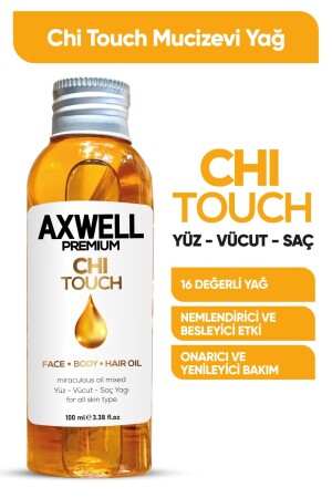 MNZ-Chi Touch زيت الرعاية المعجزية متعددة الأغراض (الشعر الوجه والجسم) 100 مل - Axwell Premium