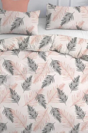 MNZ-Chiara غطاء ملابس مزدوجة مجموعة الوردي CD442566 - Çeyiz Diyarı