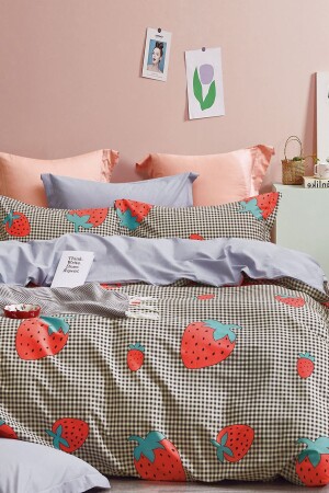 MNZ-CHİLEK غطاء سرير واحد مع أوراق - İqon